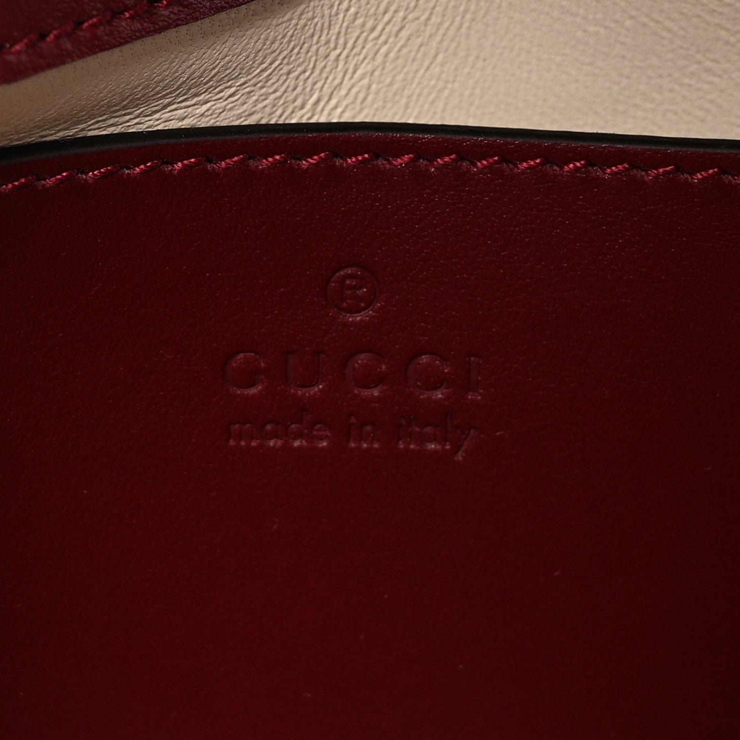 Gucci Calfskin Matelasse Small GG Marmont Shoulder Bag  Rosso Ancora