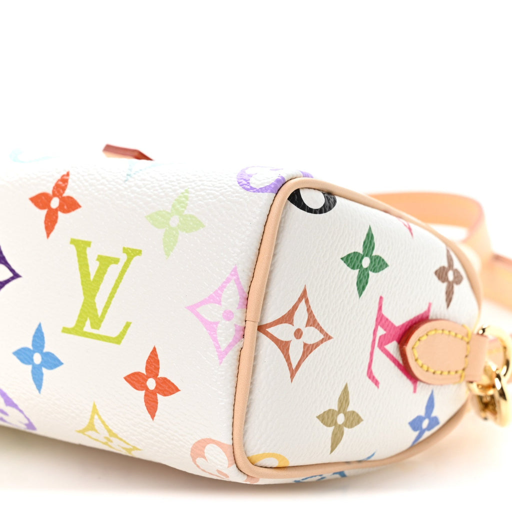 Louis Vuitton LV X TM Monogram Multicolor Nano Speedy White