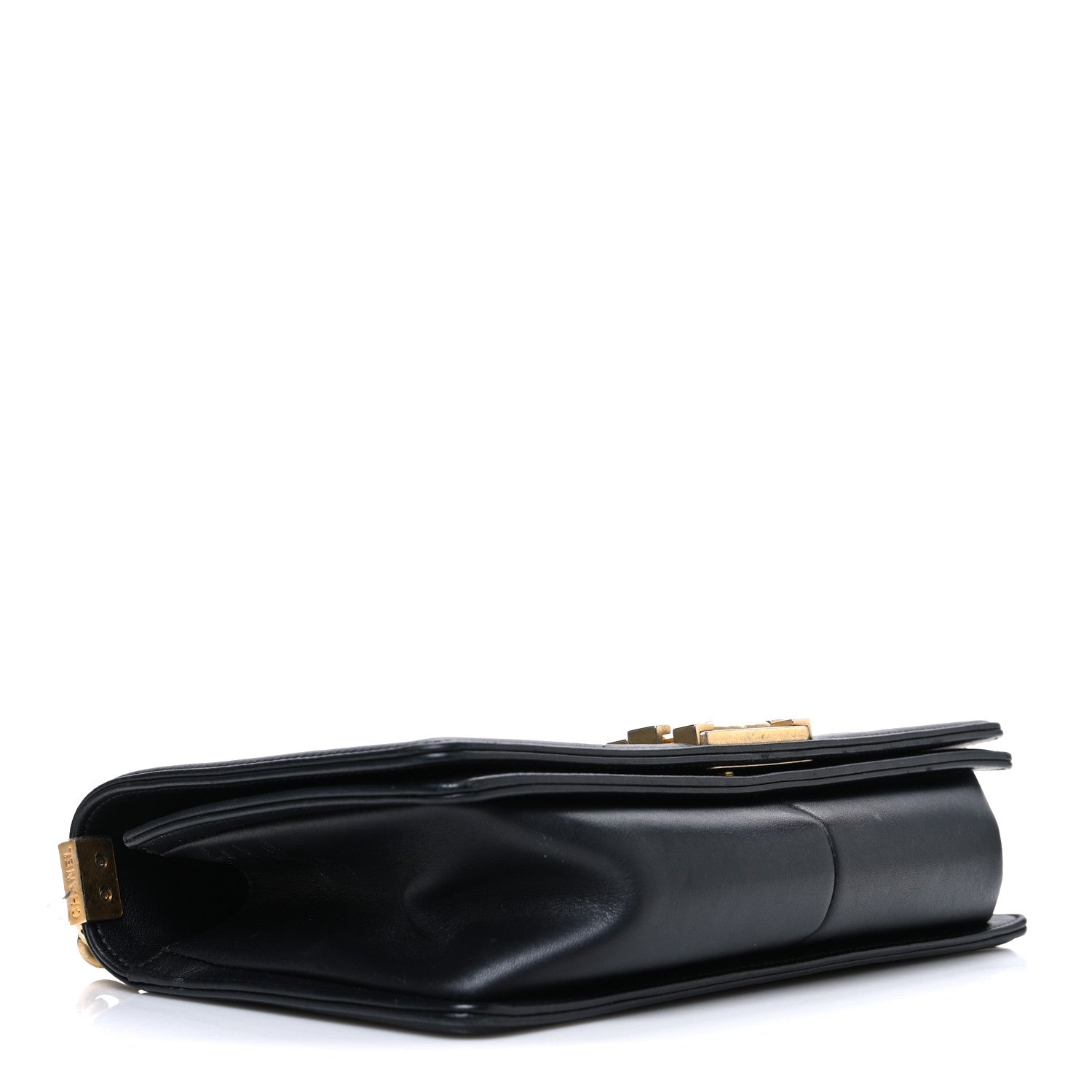 Chanel Lambskin Quilted Medium Boy Flap Black