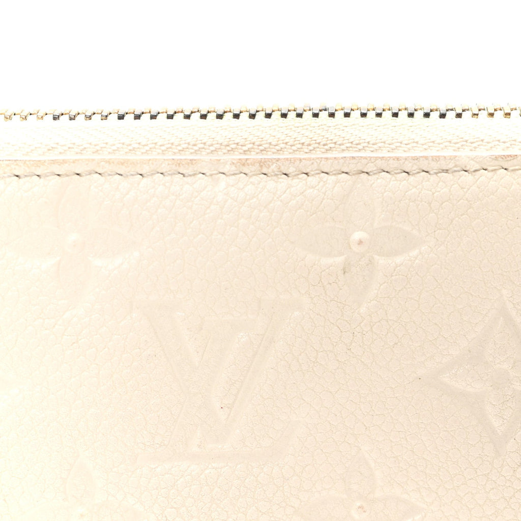 Louis Vuitton Empreinte Zippy Organizer Wallet White