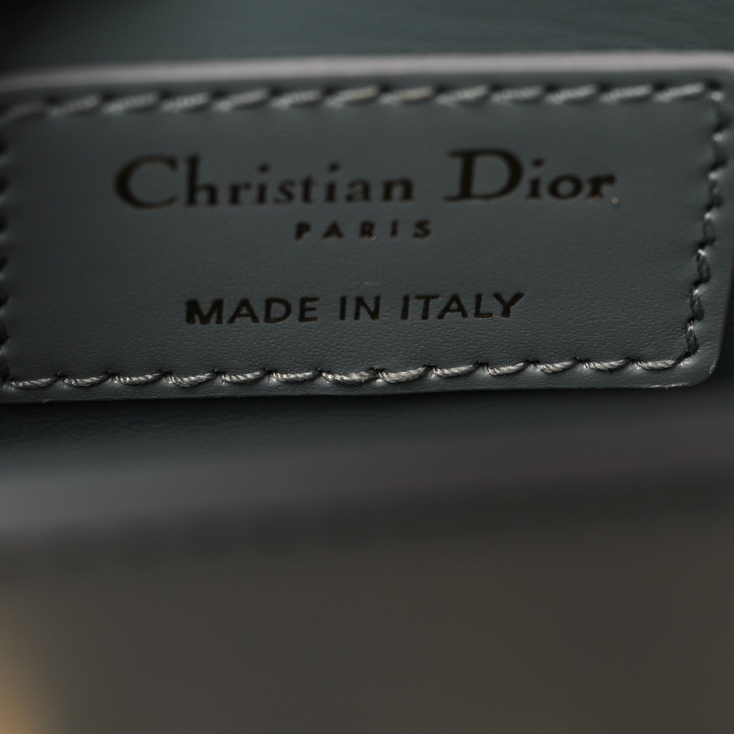 Christian Dior Box Calfskin 30 Montaigne Box Bag Gray