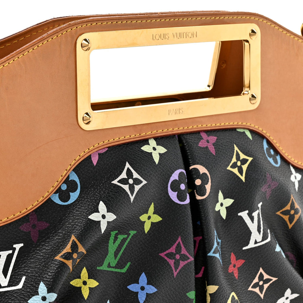 Louis Vuitton Monogram Multicolor Judy MM Black