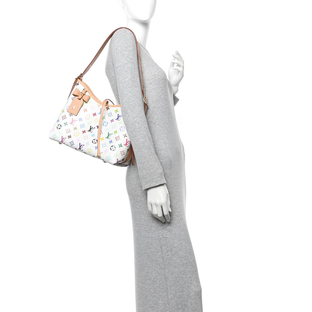 Louis Vuitton LV X TM Monogram Multicolor CarryAll PM White