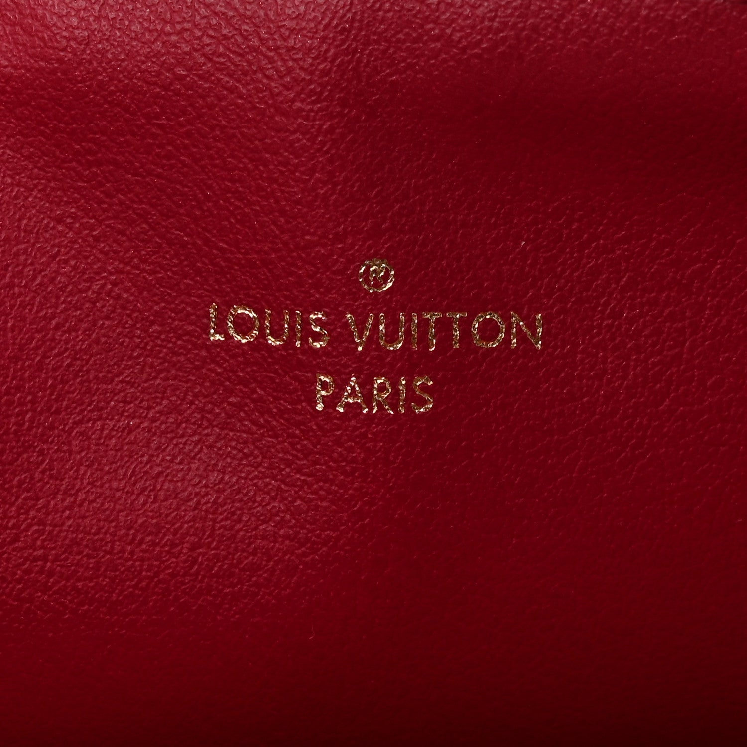 Louis Vuitton Monogram Felicie Chain Wallet Zippered Insert Fuchsia