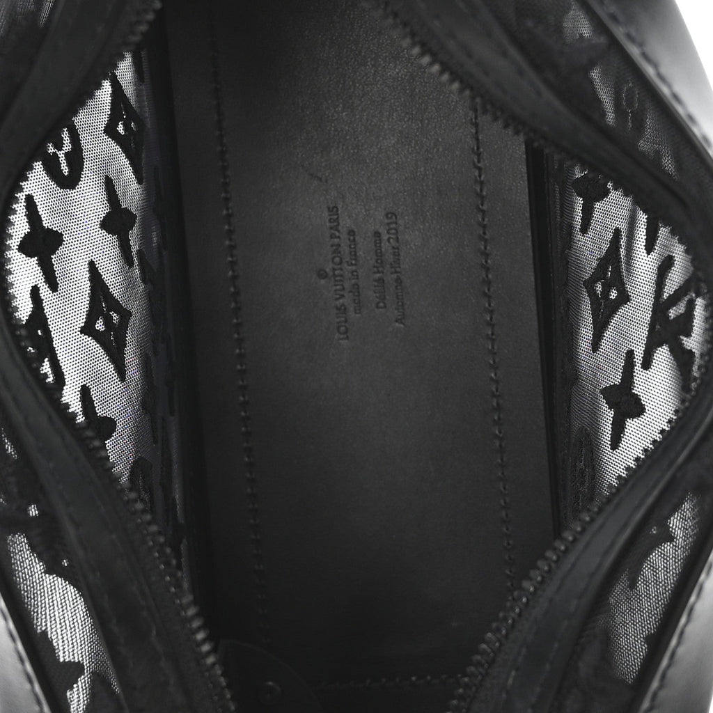 Louis Vuitton Monogram See Through Soft Trunk Black