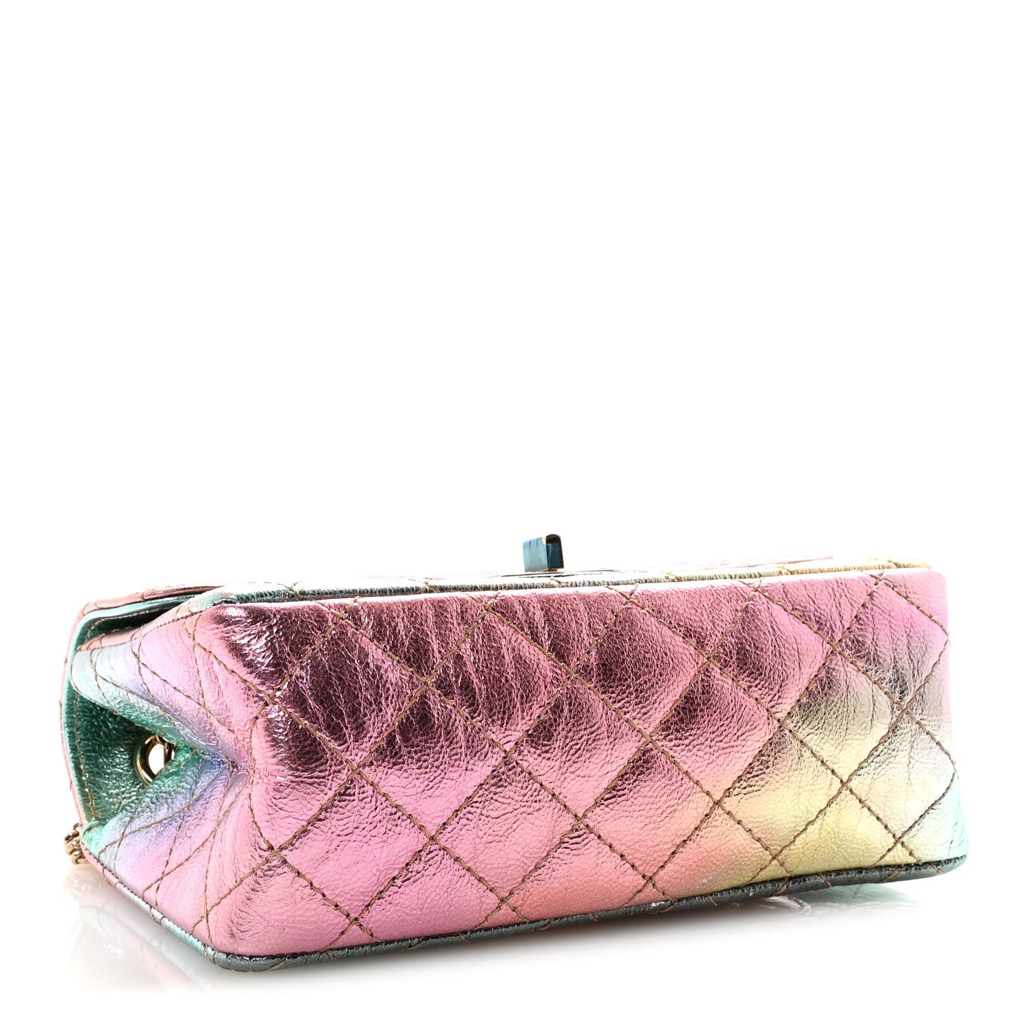 Chanel Metallic Goatskin Quilted Mini 2.55 Reissue Flap Multicolor