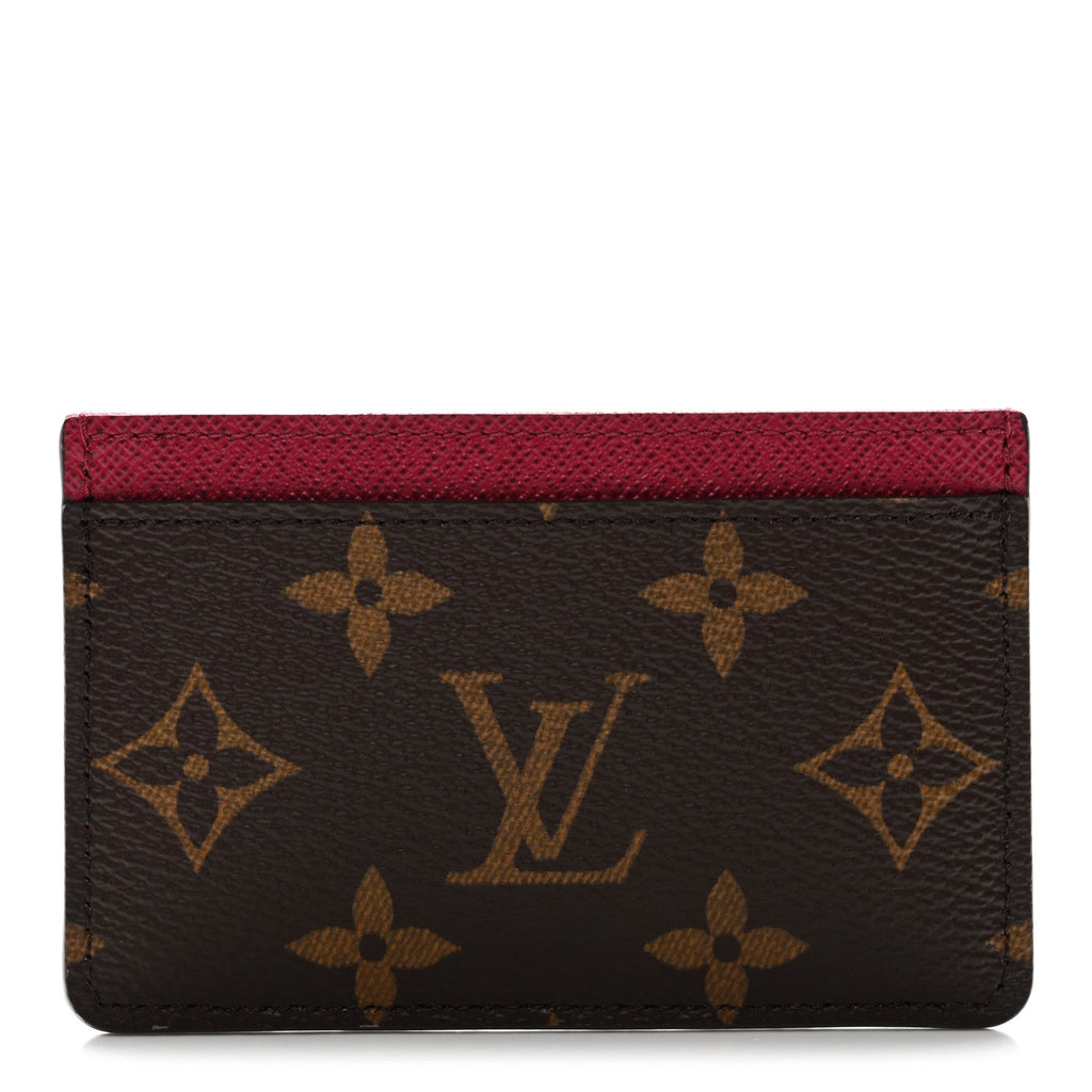 Louis Vuitton Monogram Card Holder Fuchsia
