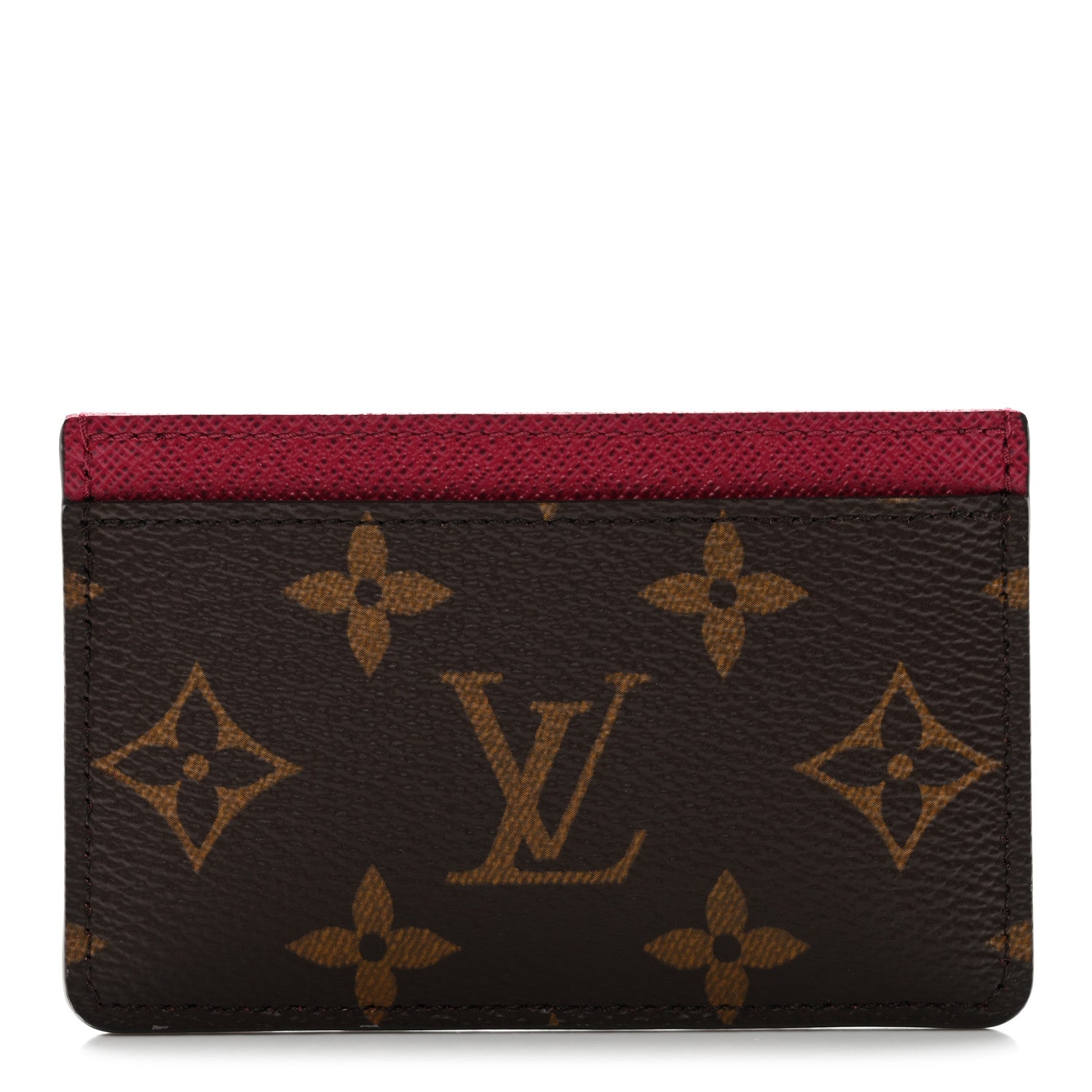 Louis Vuitton Monogram Card Holder Fuchsia