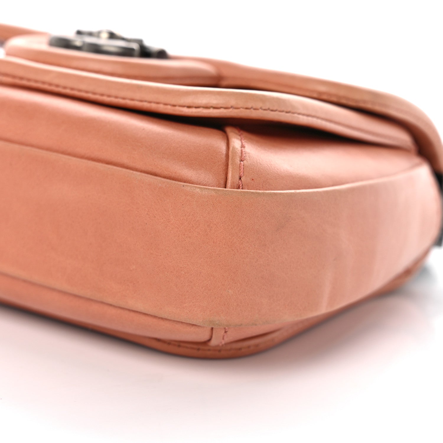 Chanel Calfskin Quilted Small Prestige Top Handle Flap Pink