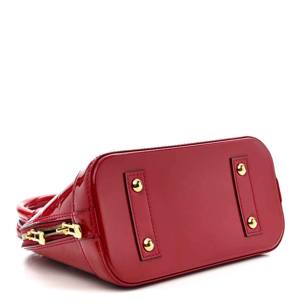 Louis Vuitton Vernis Alma BB Rose Indien