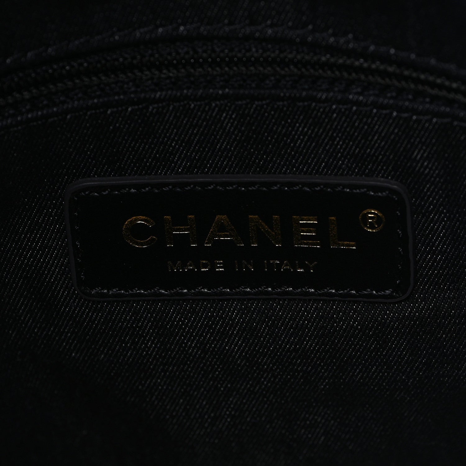 Chanel Denim Quilted Denim Mood Maxi Shopping Bag Black Multicolor