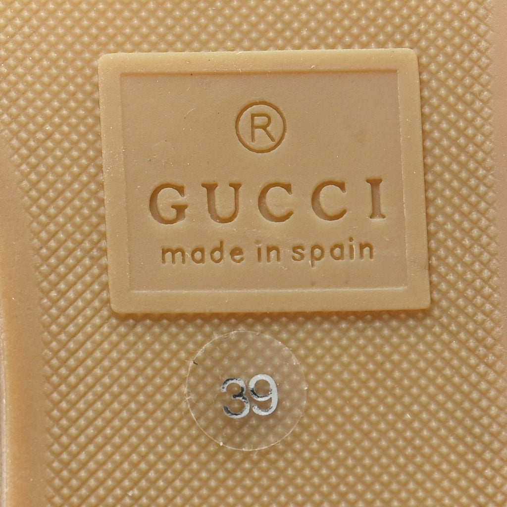 Gucci Denim Crystals GG Monogram Espadrille 20mm Slide Sandals 39 Denim