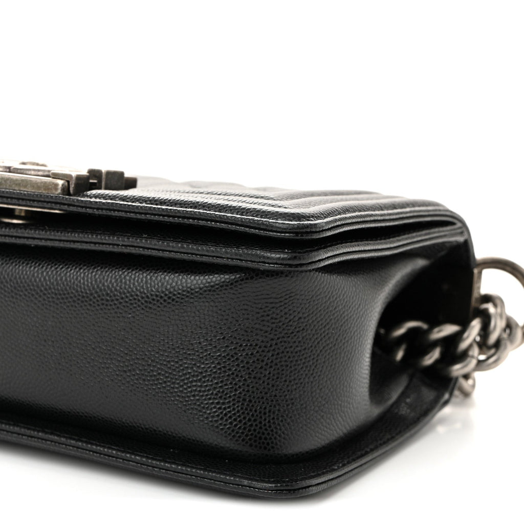 Chanel Caviar Quilted Small Boy Flap Black