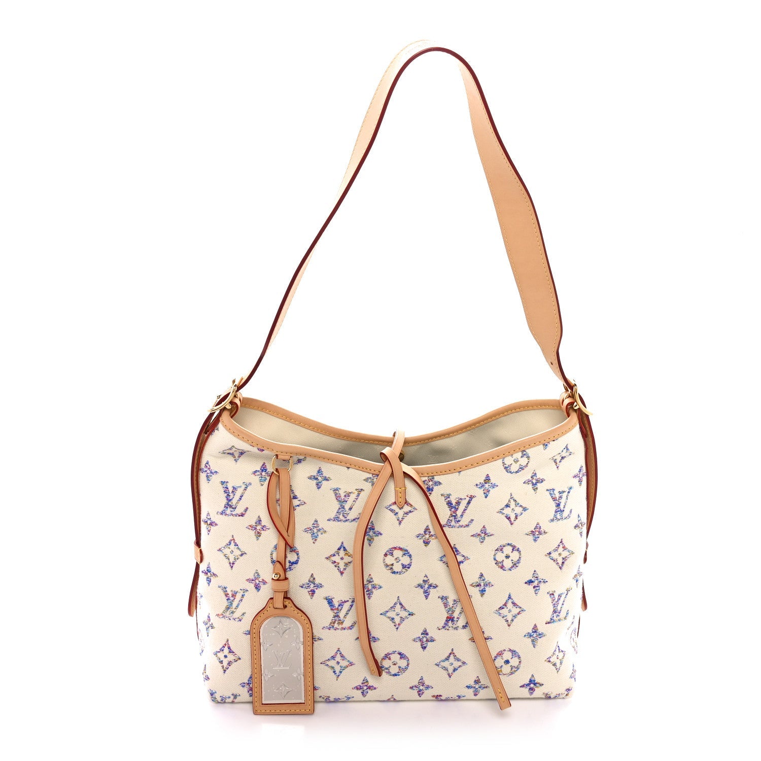 Louis Vuitton Monogram Jacquard CarryAll PM Multicolor Beige