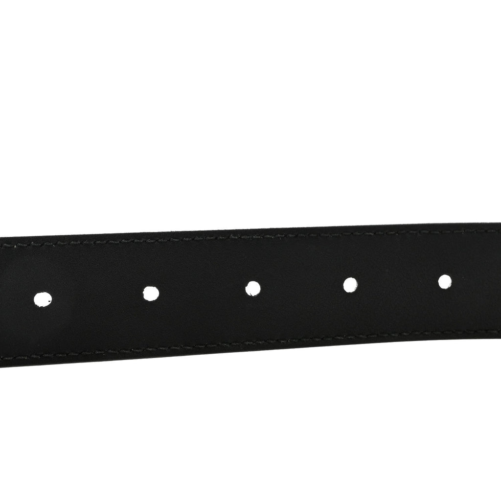 Gucci Calfskin Double G 80 32 Belt Black