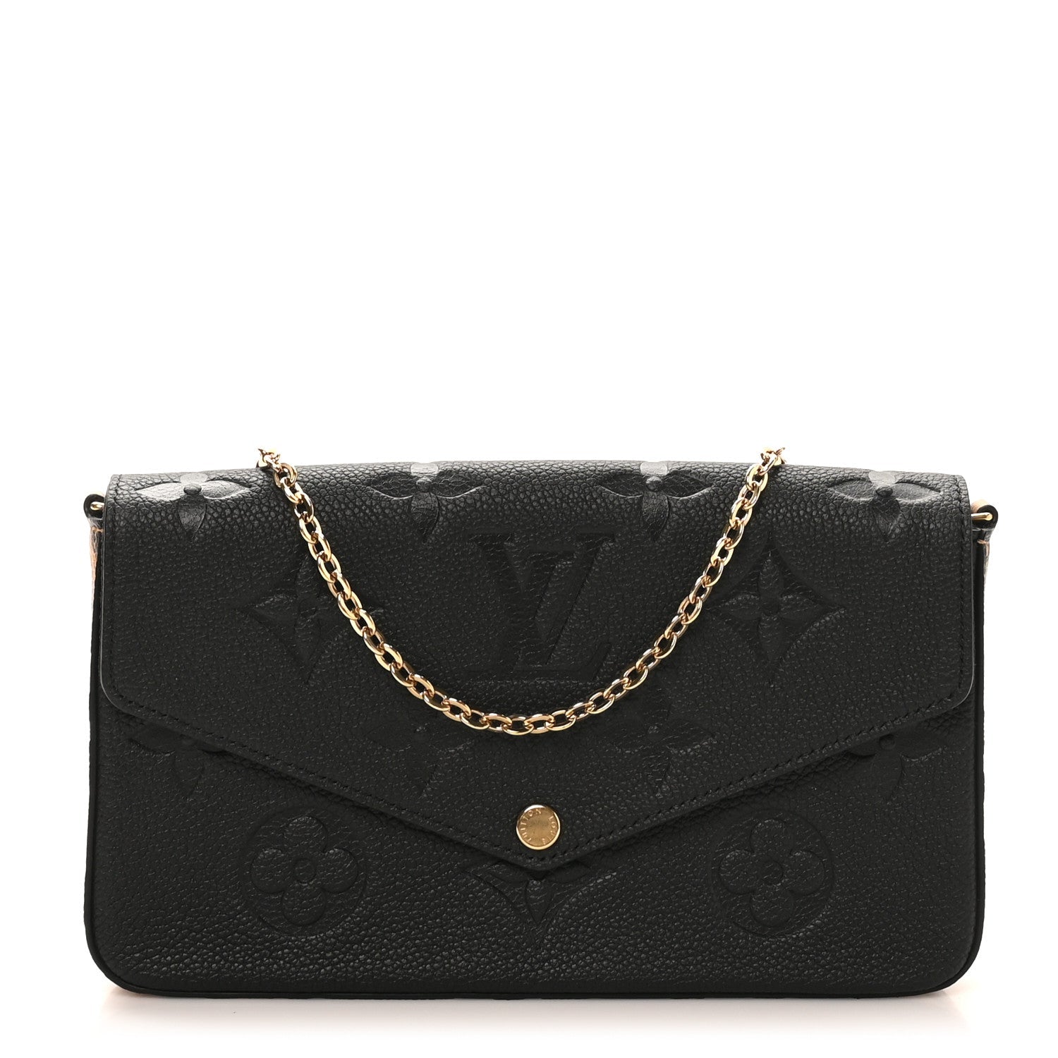 Louis Vuitton Empreinte Monogram Giant Wild At Heart Felicie Pochette Black
