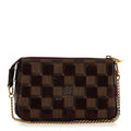 Louis Vuitton Damier Paillettes Mini Pochette Accessories Red