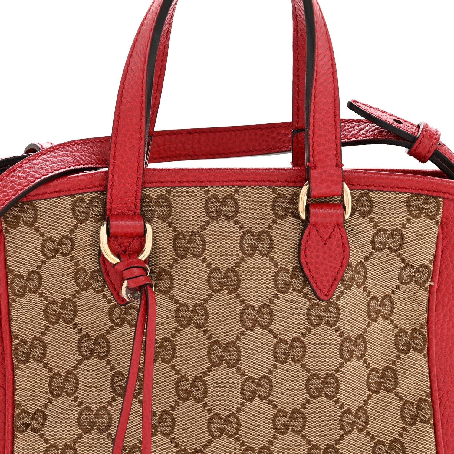 Gucci Monogram Small Bree Tote Red
