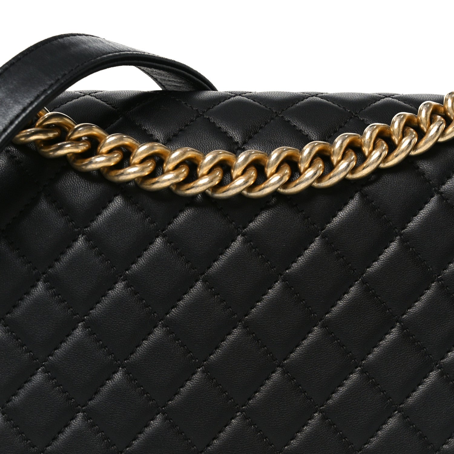 Chanel Lambskin Quilted New Medium Boy Flap Black