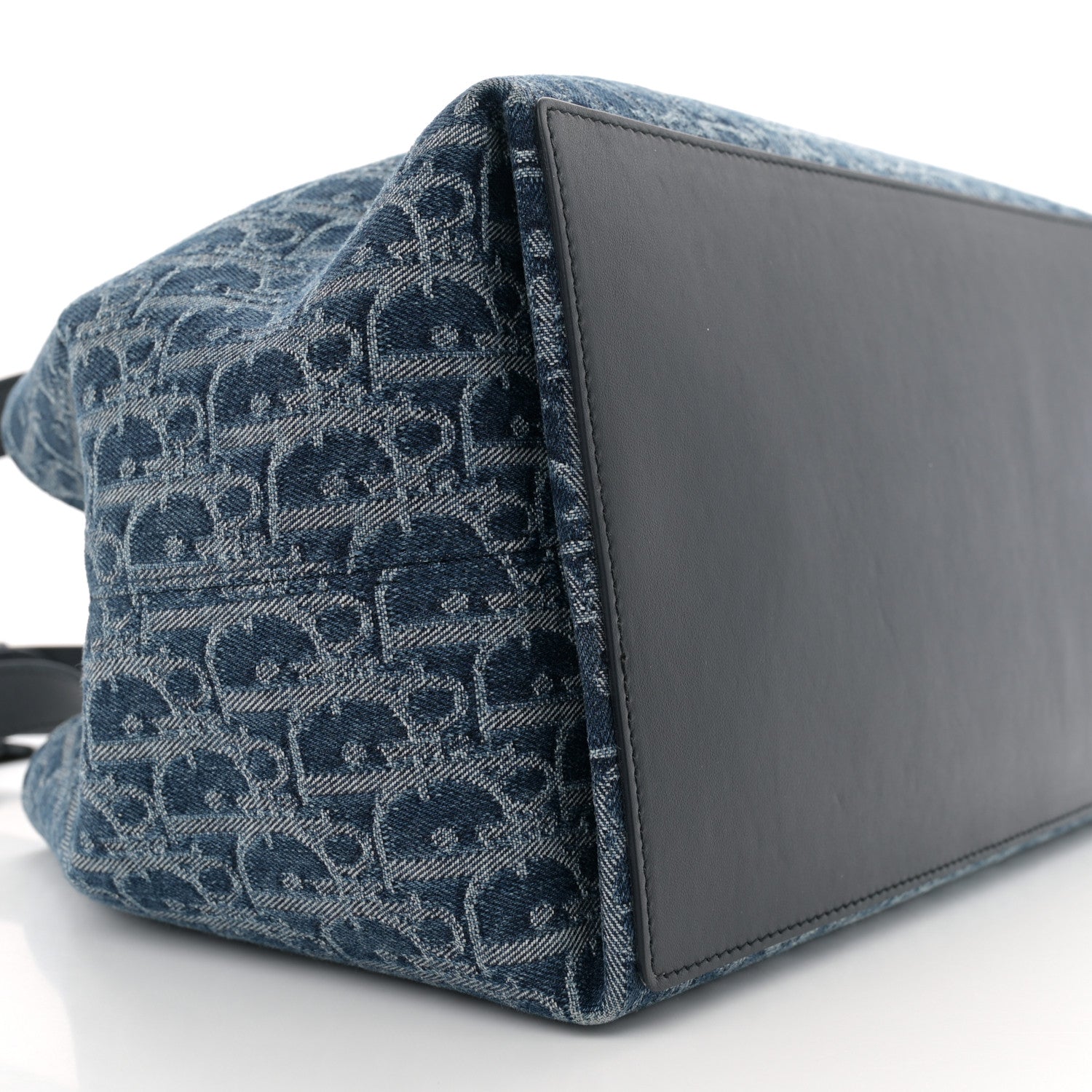 Christian Dior Denim Jacquard Oblique Medium Toujours Blue