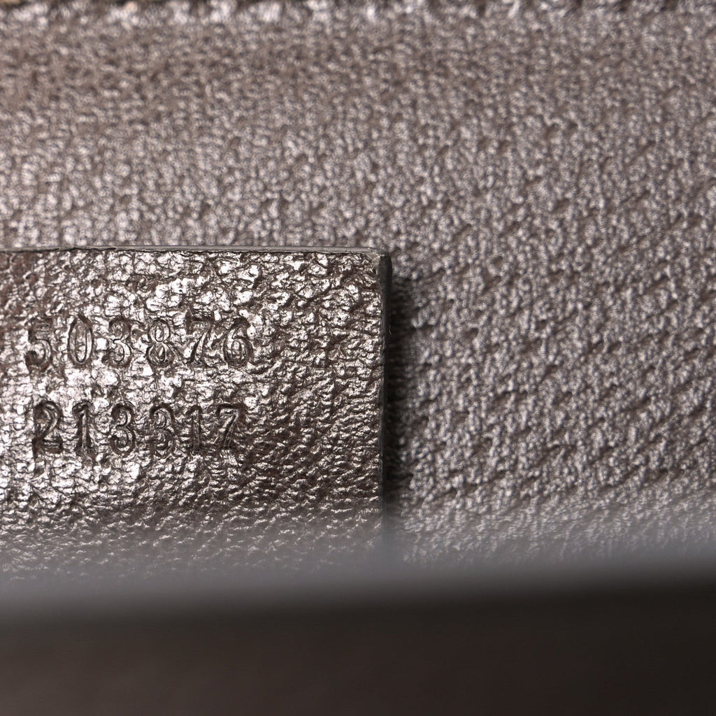 Gucci GG Supreme Monogram Web Medium Ophidia Chain Shoulder Bag Brown