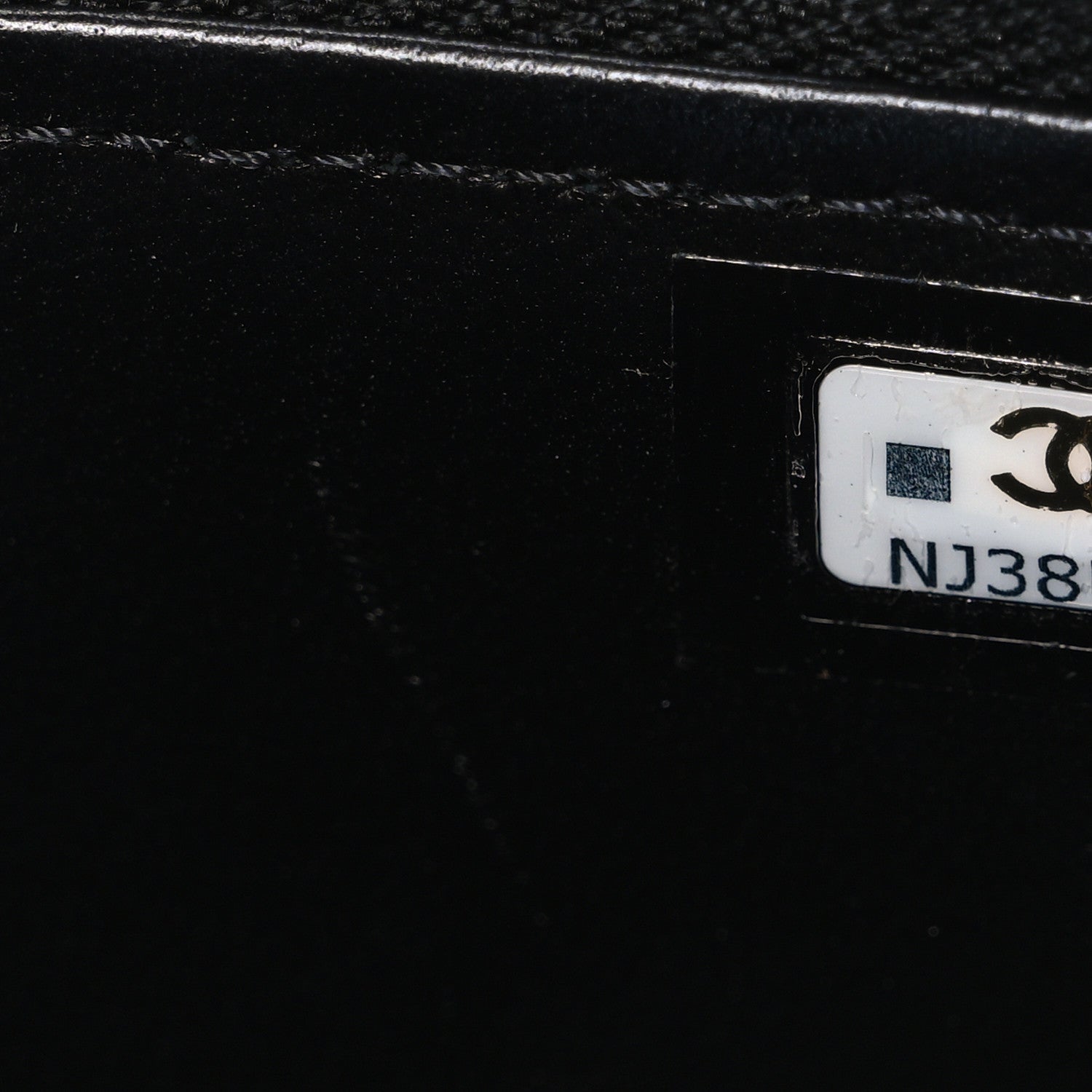 Chanel Lambskin Quilted Metal Mini Top Handle Vanity Case With Chain Black