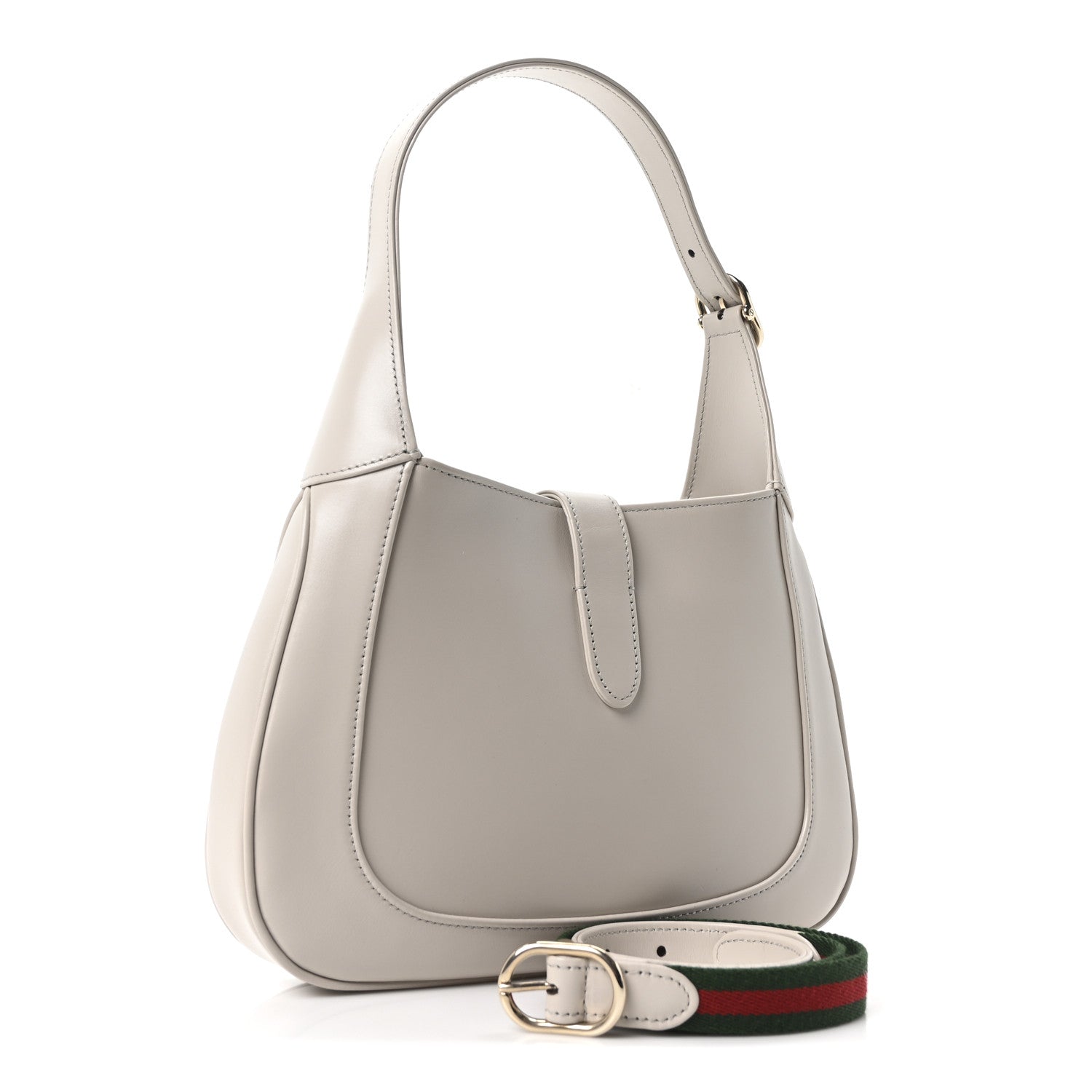 Gucci Sea Calfskin Web Small Jackie Shoulder Bag Sphinx