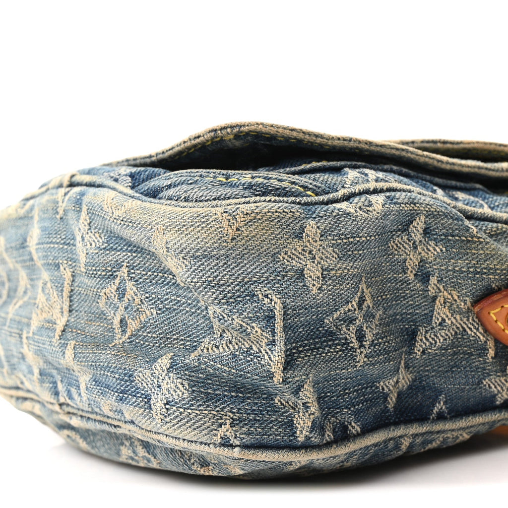 Louis Vuitton Denim Camera Bag Blue