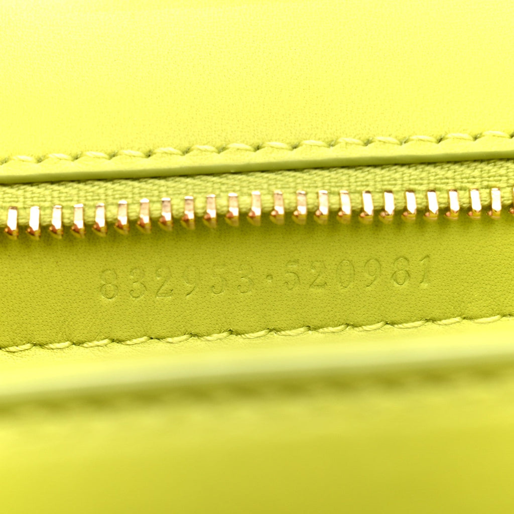 Gucci Calfskin Medium Bamboo Green