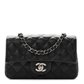 Chanel Caviar Quilted Mini Rectangular Flap Black