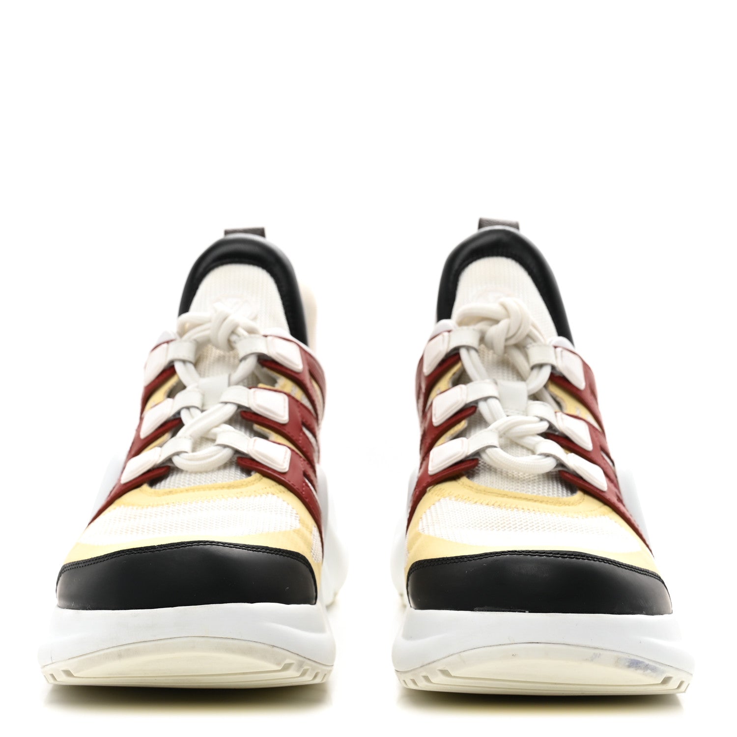 Louis Vuitton Calfskin Technical Nylon LV Archlight Sneakers 40.5 Terracotta