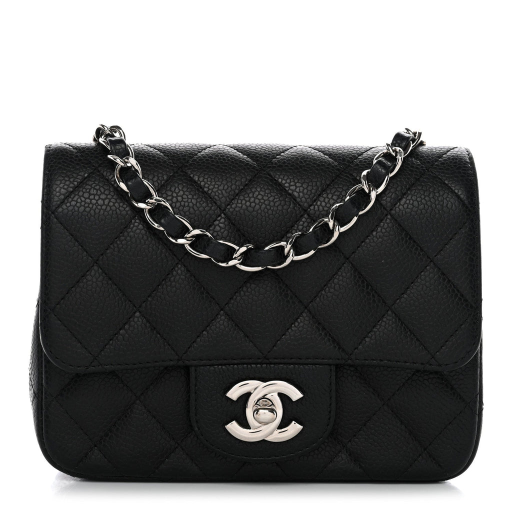 Chanel Caviar Quilted Mini Square Flap Black