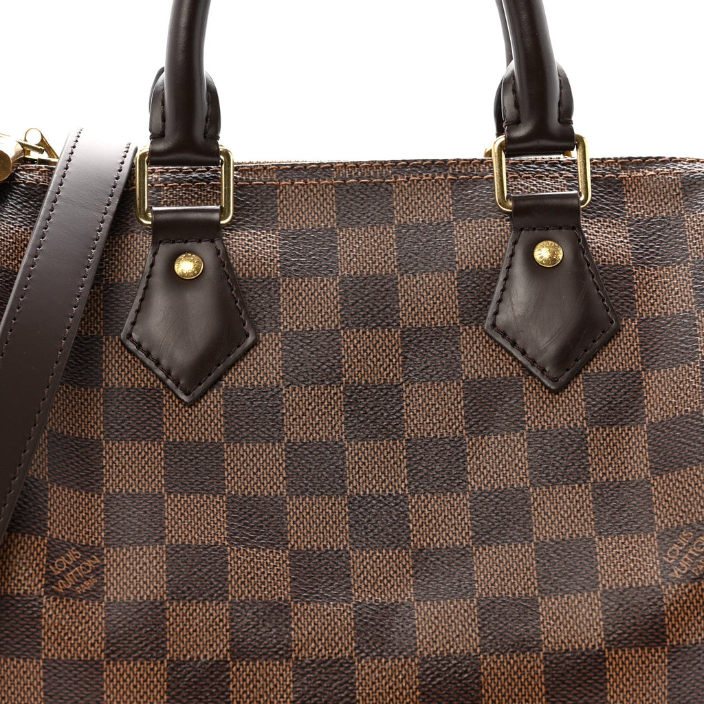 Louis Vuitton Damier Ebene Speedy Bandouliere 25