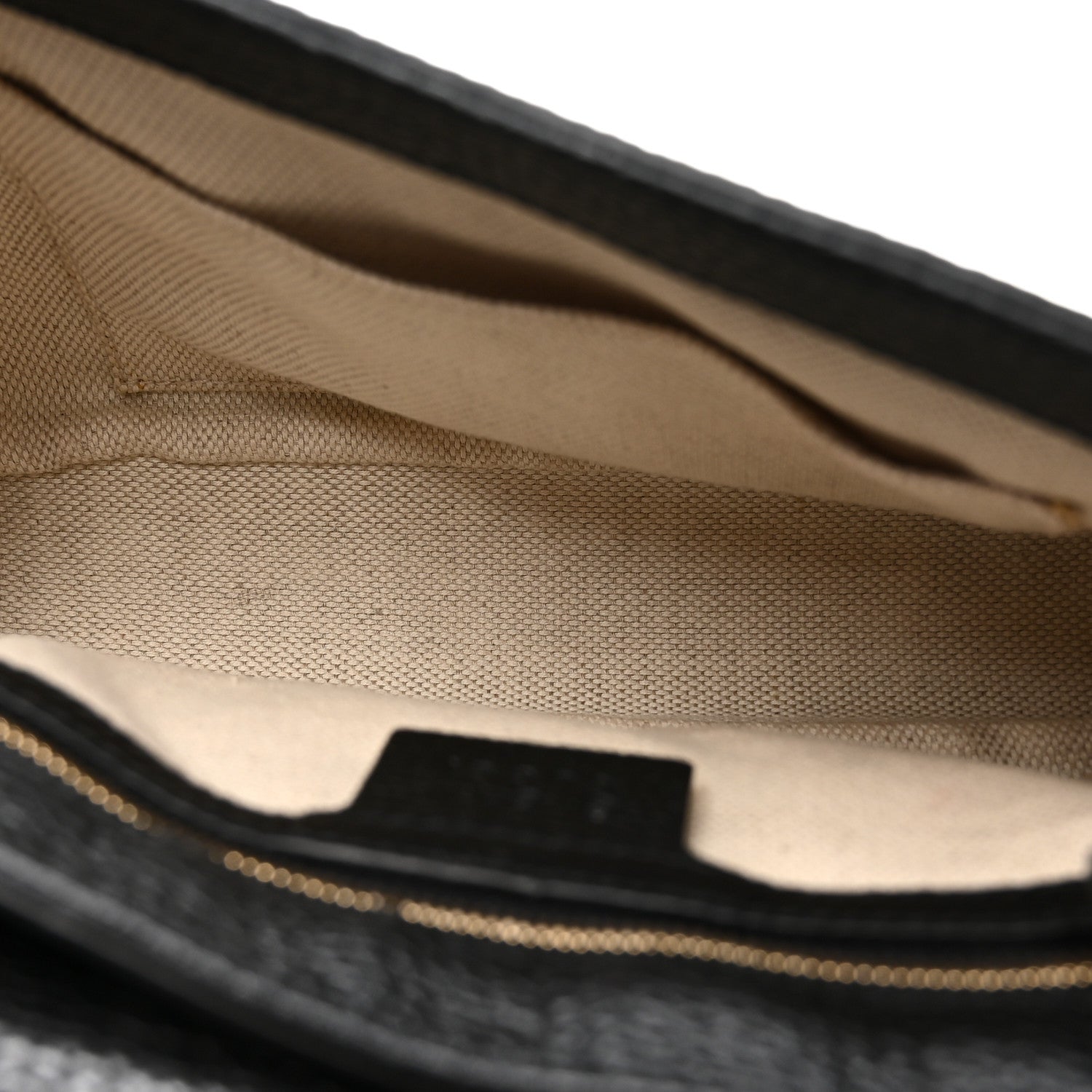 Gucci Pebbled Calfskin Medium Soho Flap Crossbody Black