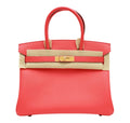 Hermès Birkin 30 Epsom Rose Jaipur GHW