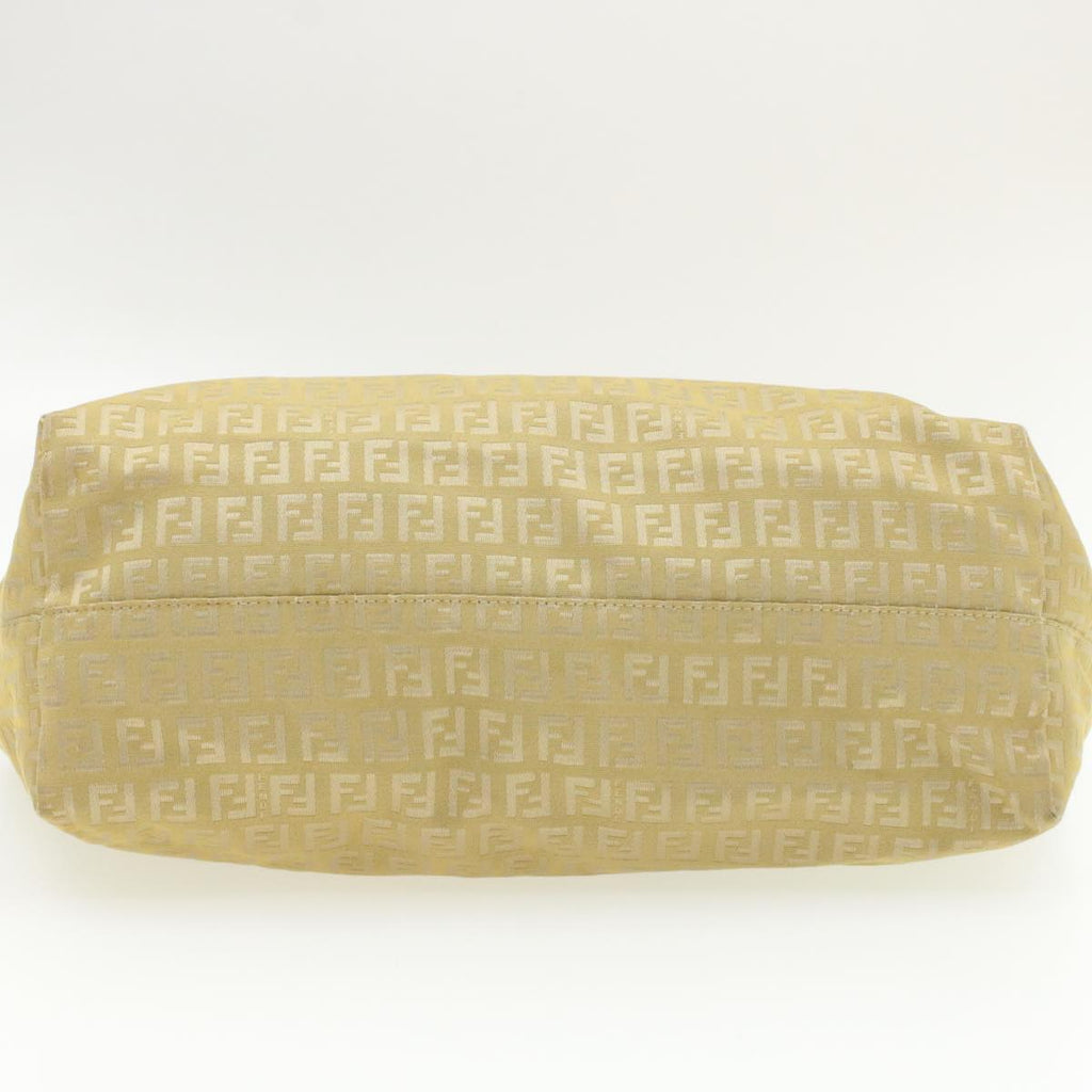 FENDI Zucchino Canvas Tote Bag Beige  am136b