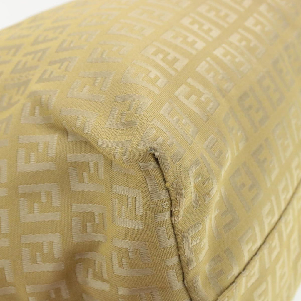 FENDI Zucchino Canvas Tote Bag Beige  am136b