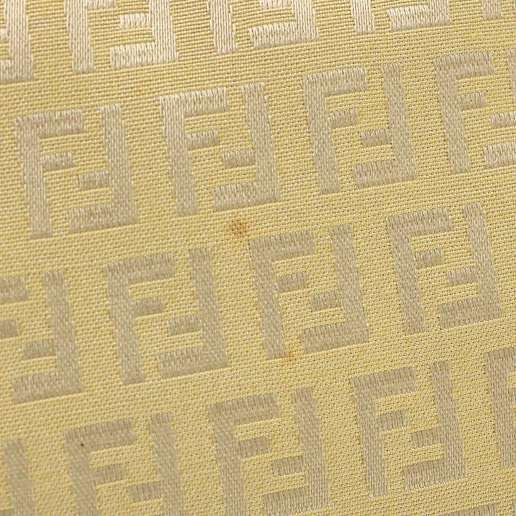 FENDI Zucchino Canvas Tote Bag Beige  am136b