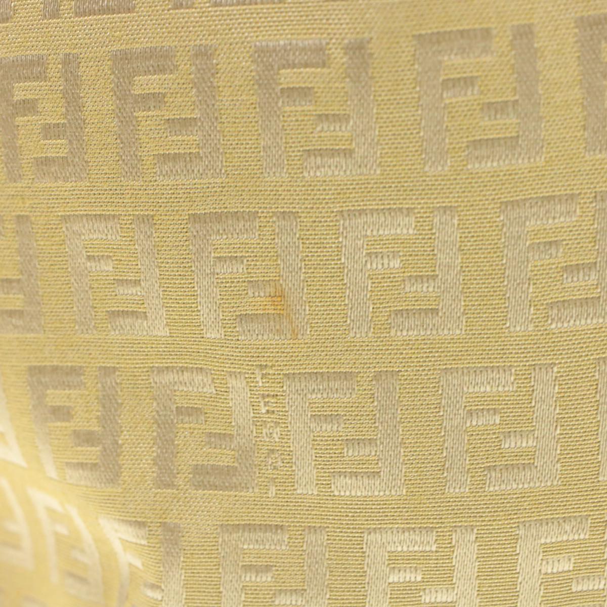 FENDI Zucchino Canvas Tote Bag Beige  am136b