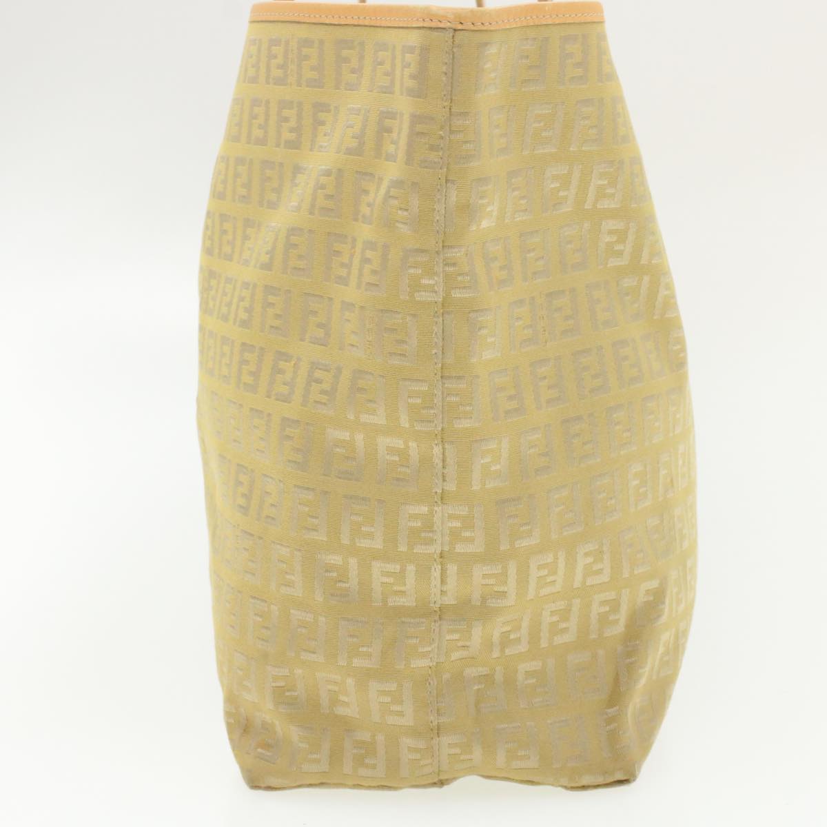 FENDI Zucchino Canvas Tote Bag Beige  am136b