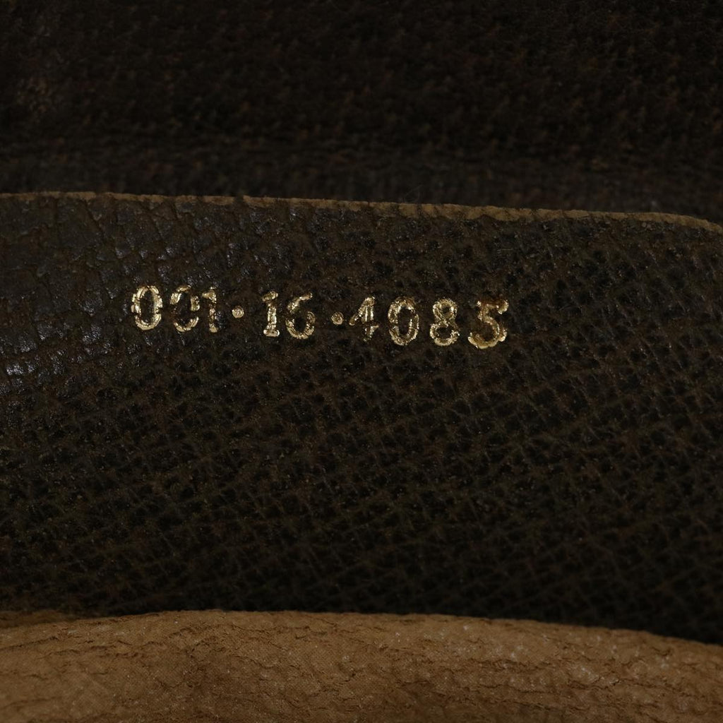 GUCCI Web Sherry Line GG Canvas Shoulder Bag Beige Red Green  bs1024