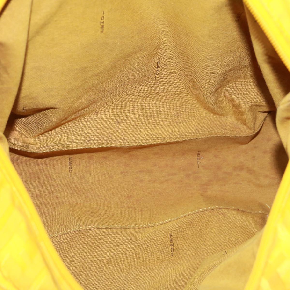 FENDI Zucca Canvas Tote Bag Nylon Yellow  bs2911