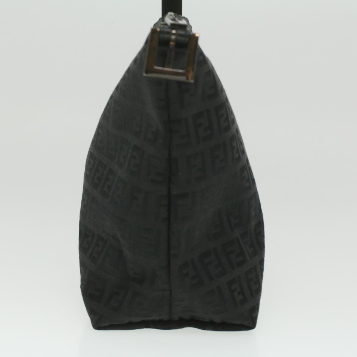 FENDI Zucchino Canvas Hand Bag Black  bs4045