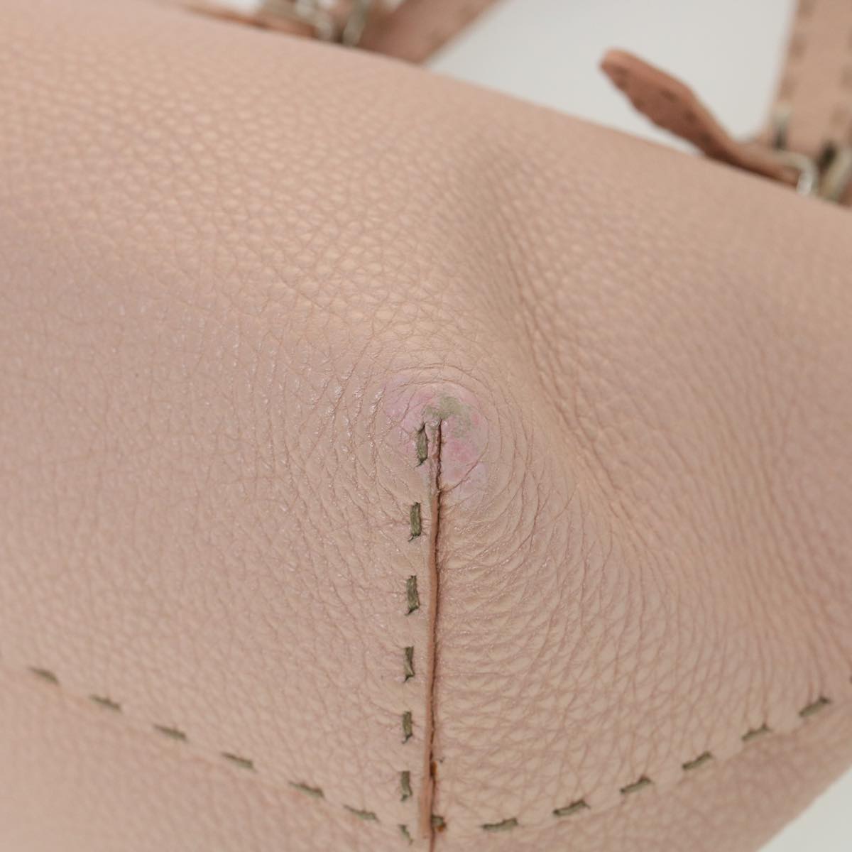 FENDI Celeria Tote Bag Leather Pink  bs4616