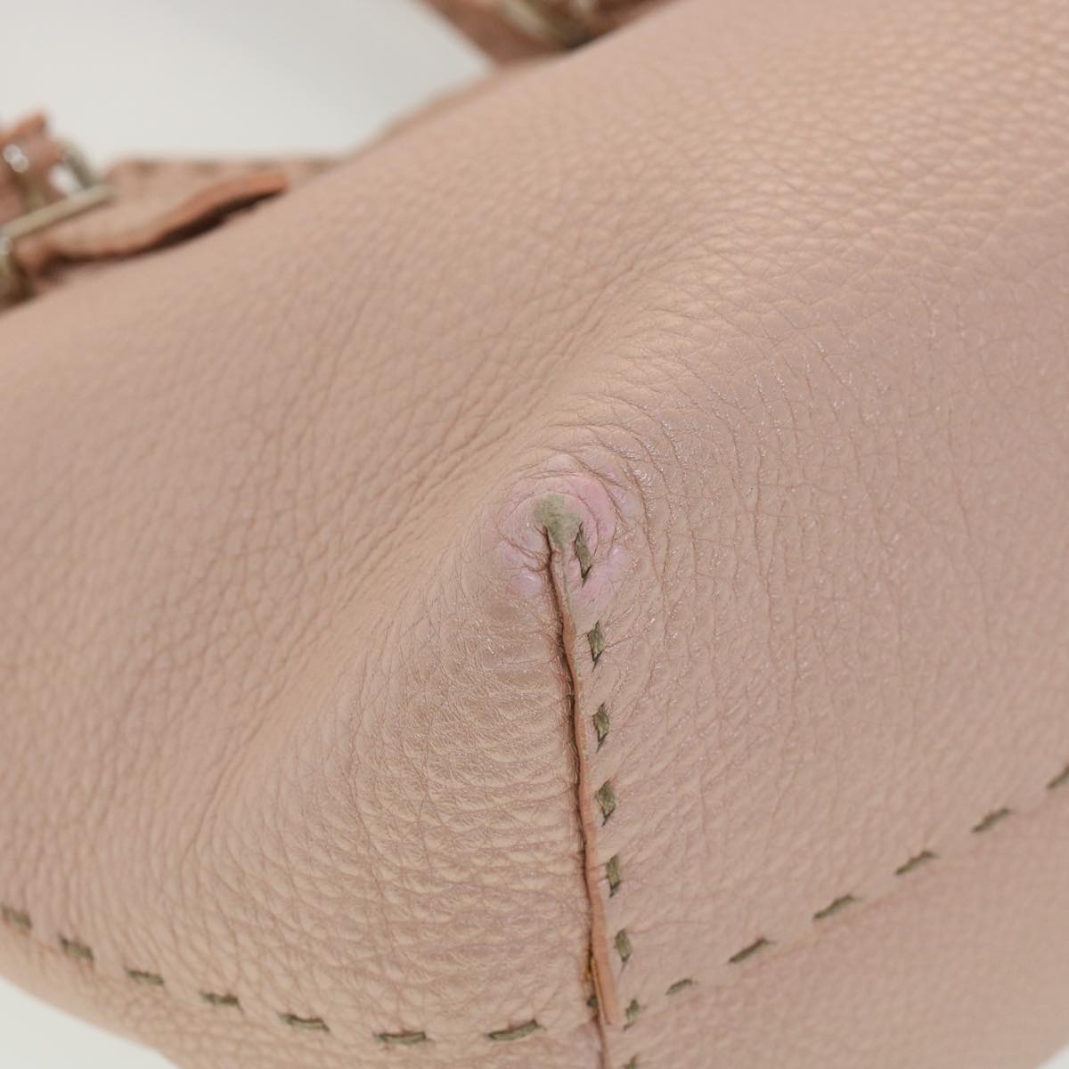 FENDI Celeria Tote Bag Leather Pink  bs4616