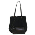 FENDI Tote Bag Nylon Black Auth bs4673