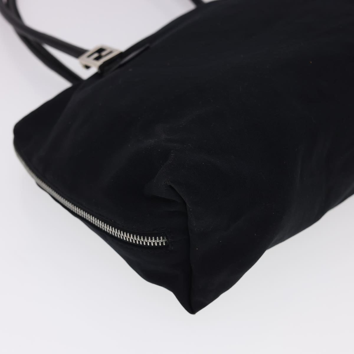 FENDI Hand Bag Nylon Black  bs4809