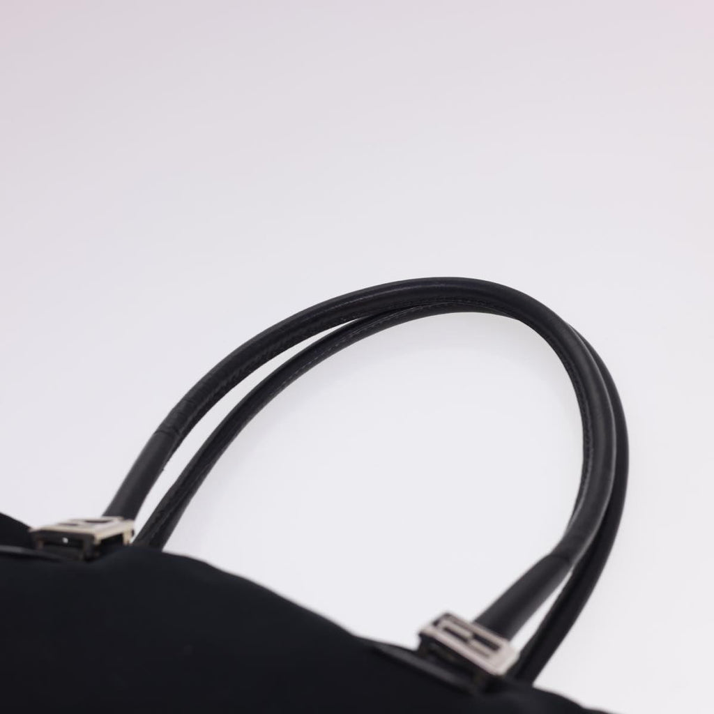 FENDI Hand Bag Nylon Black  bs4809