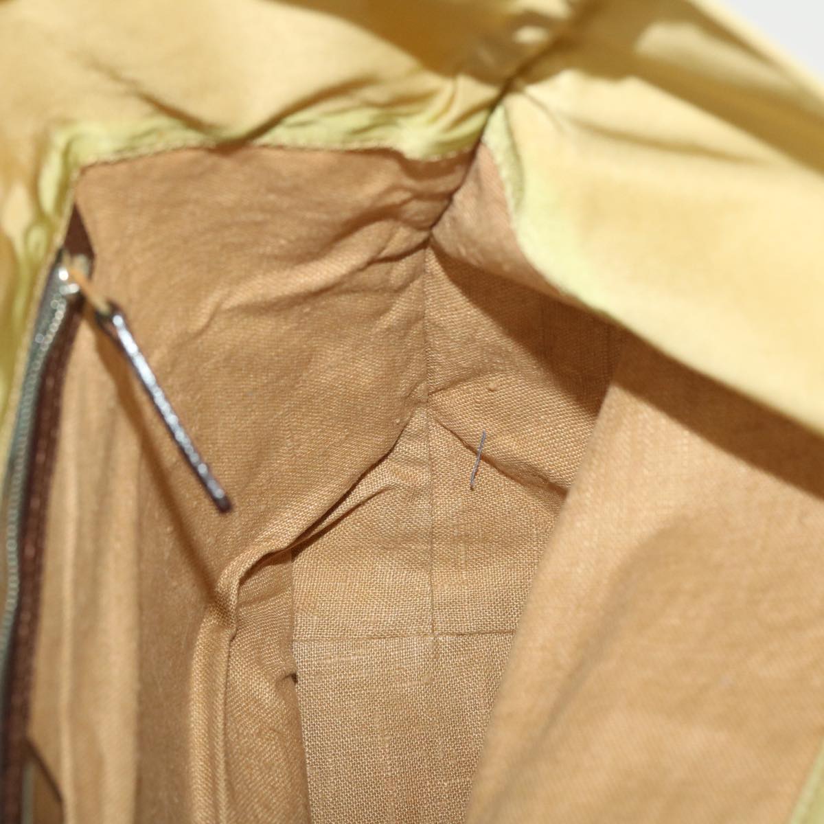FENDI Tote Bag Nylon Khaki  bs4859