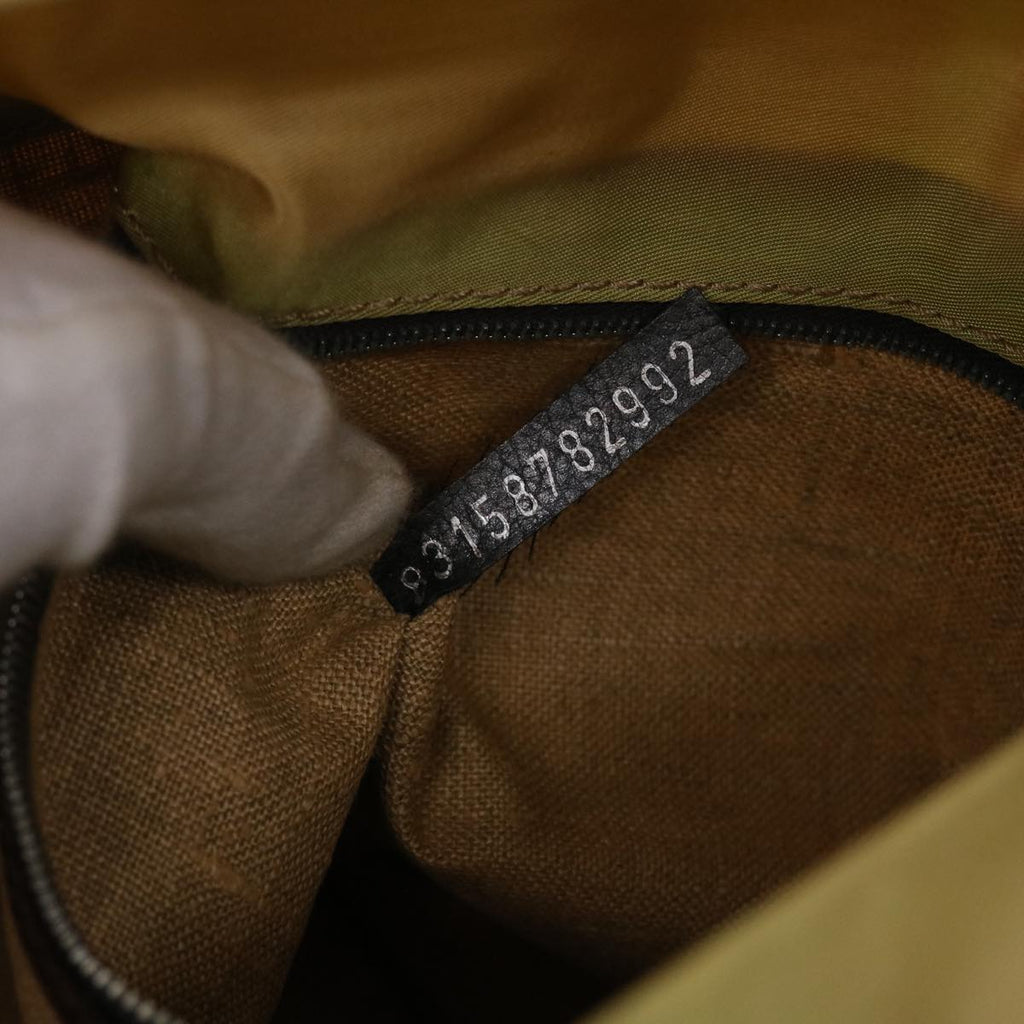 FENDI Tote Bag Nylon Khaki  bs4859